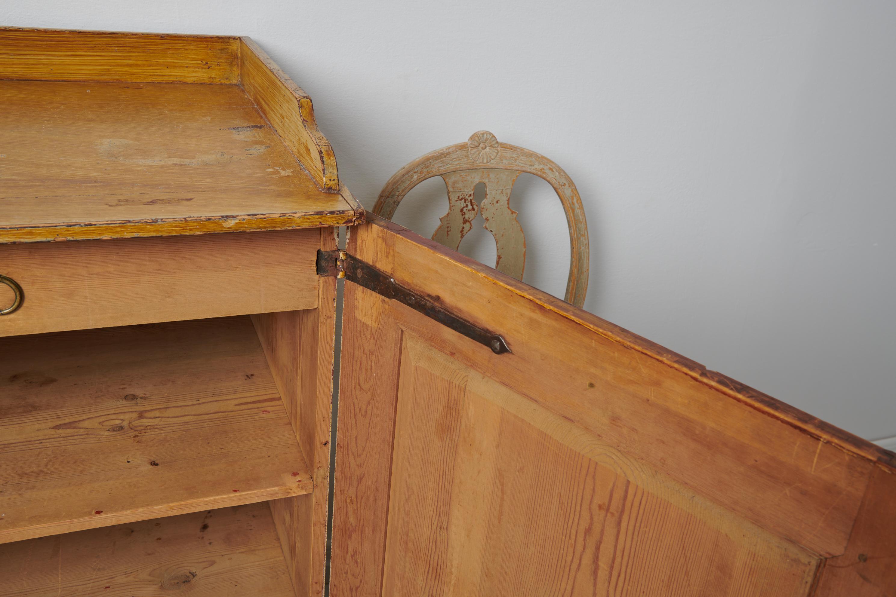 Antique Genuine Swedish Gustavian Handmade Sideboard  For Sale 8