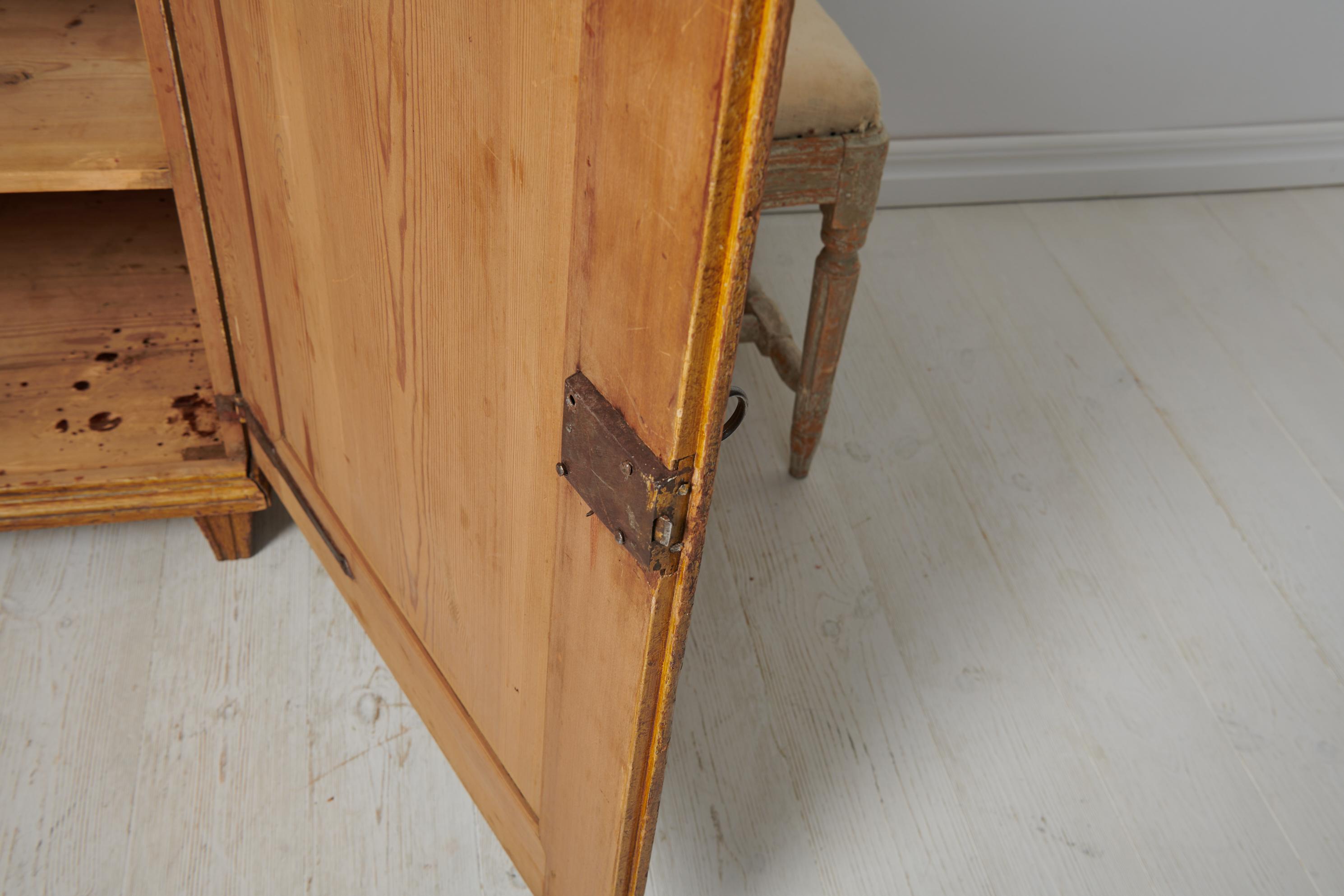 Antique Genuine Swedish Gustavian Handmade Sideboard  For Sale 9