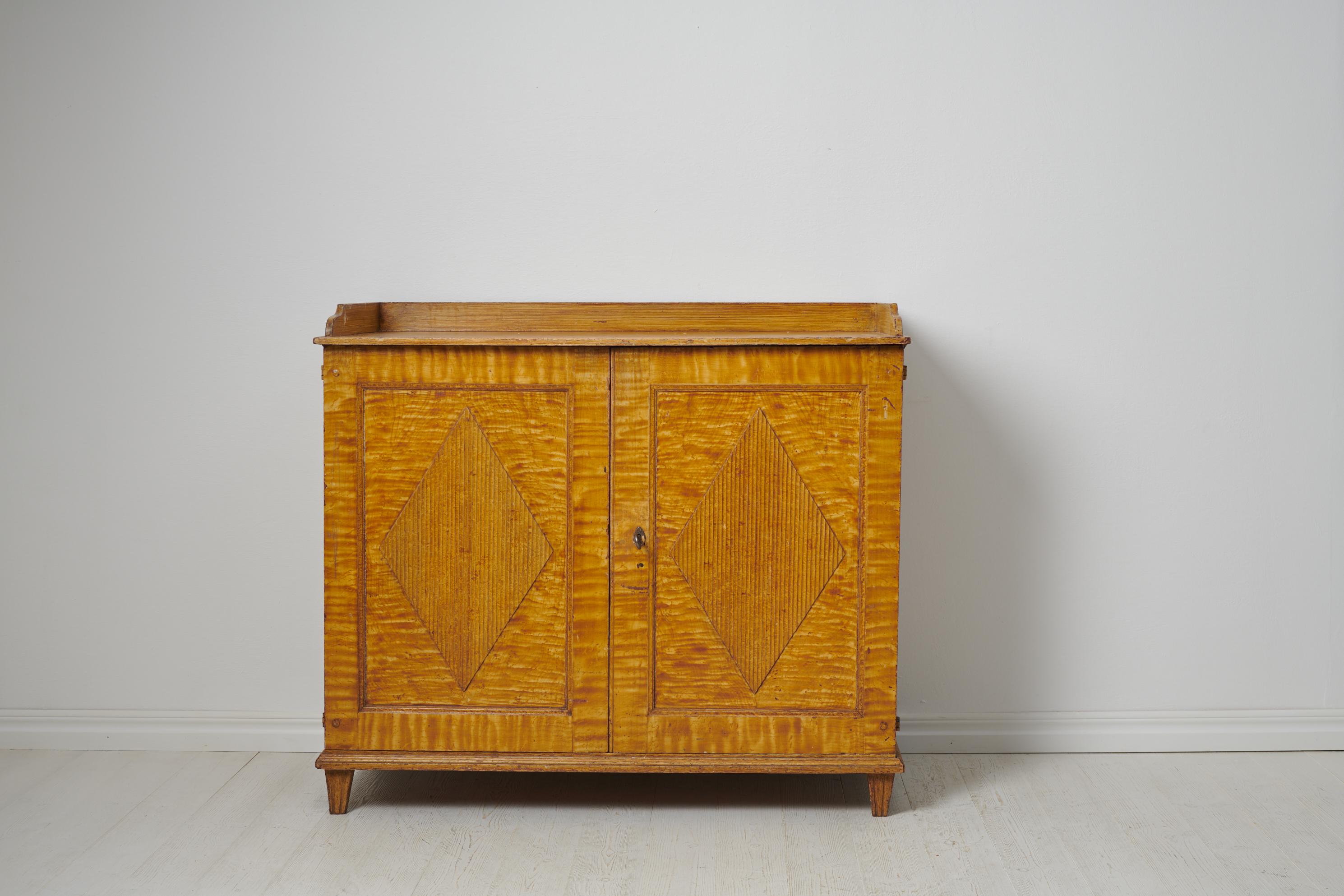 Antique Genuine Swedish Gustavian Handmade Sideboard  For Sale 2