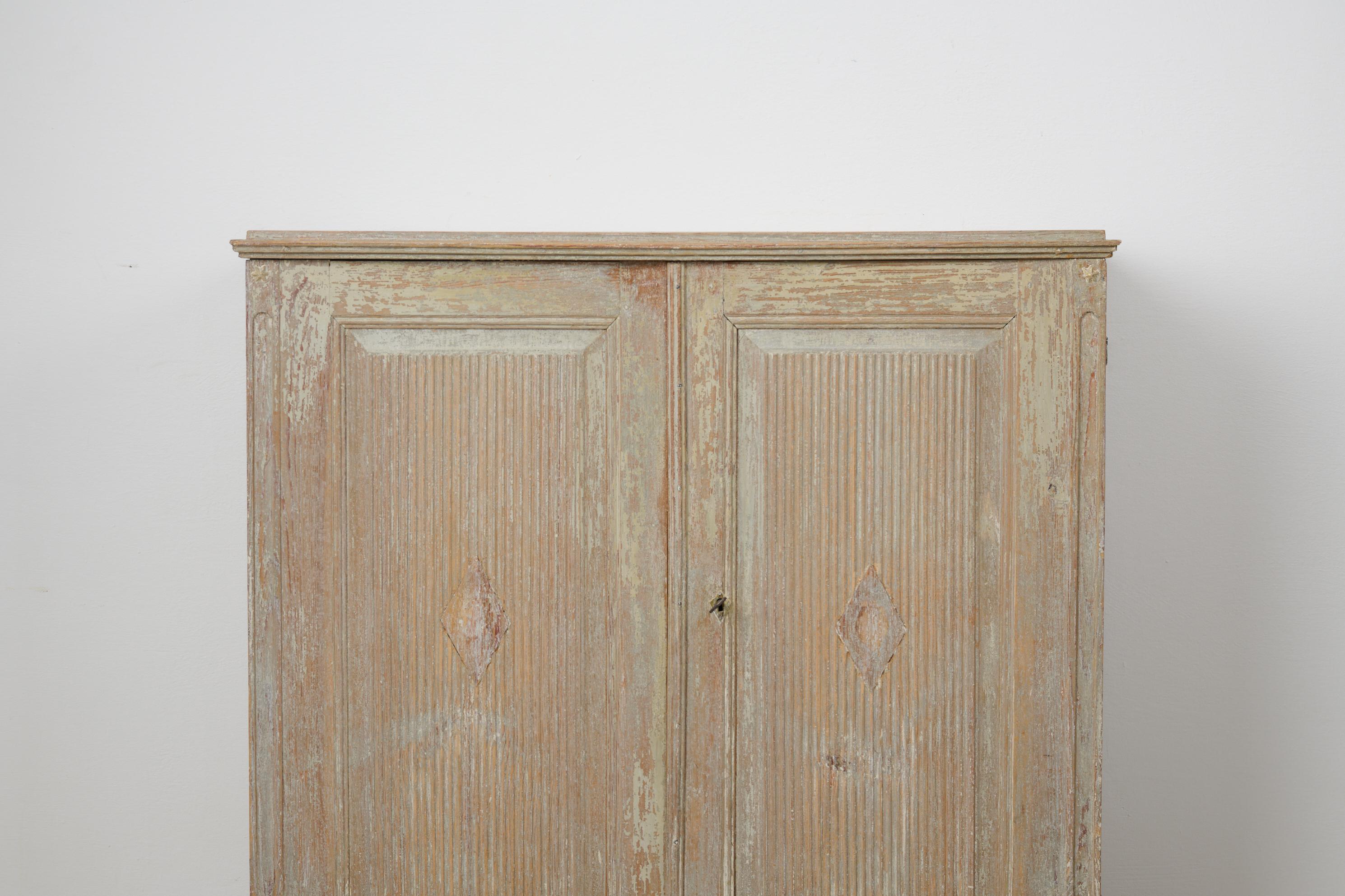 Antique Genuine Swedish Gustavian Period Sideboard in Original Condition For Sale 7
