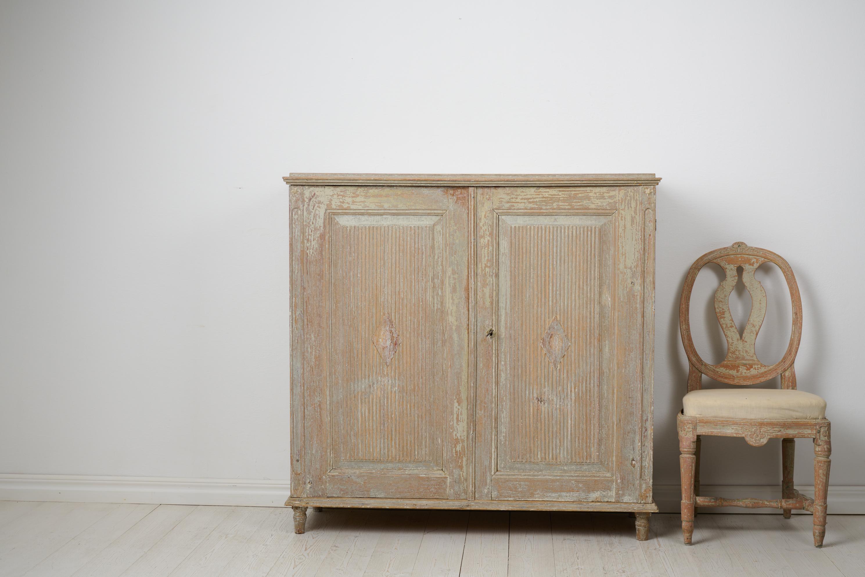 19th Century Antique Genuine Swedish Gustavian Period Sideboard in Original Condition For Sale