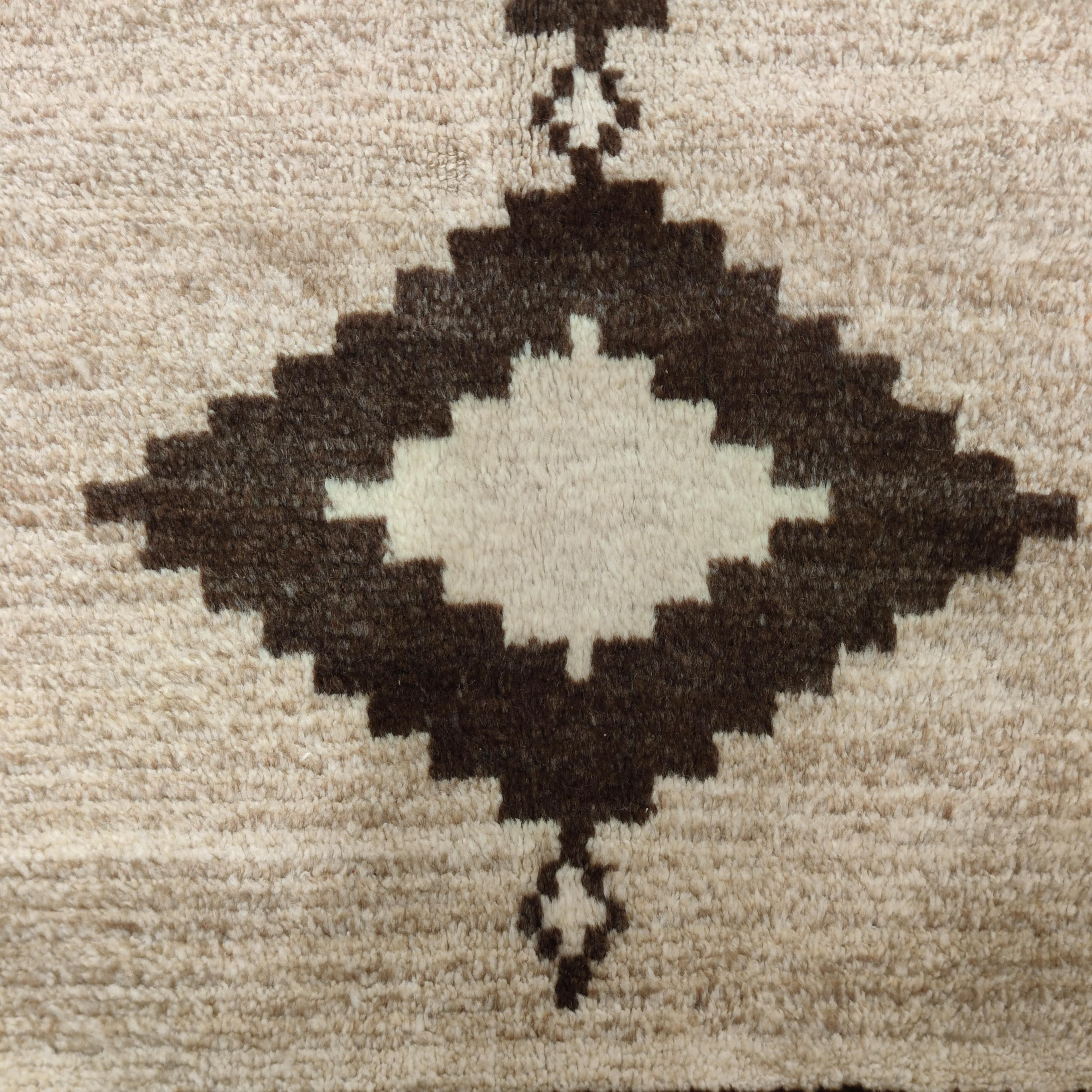 neutral tribal rug
