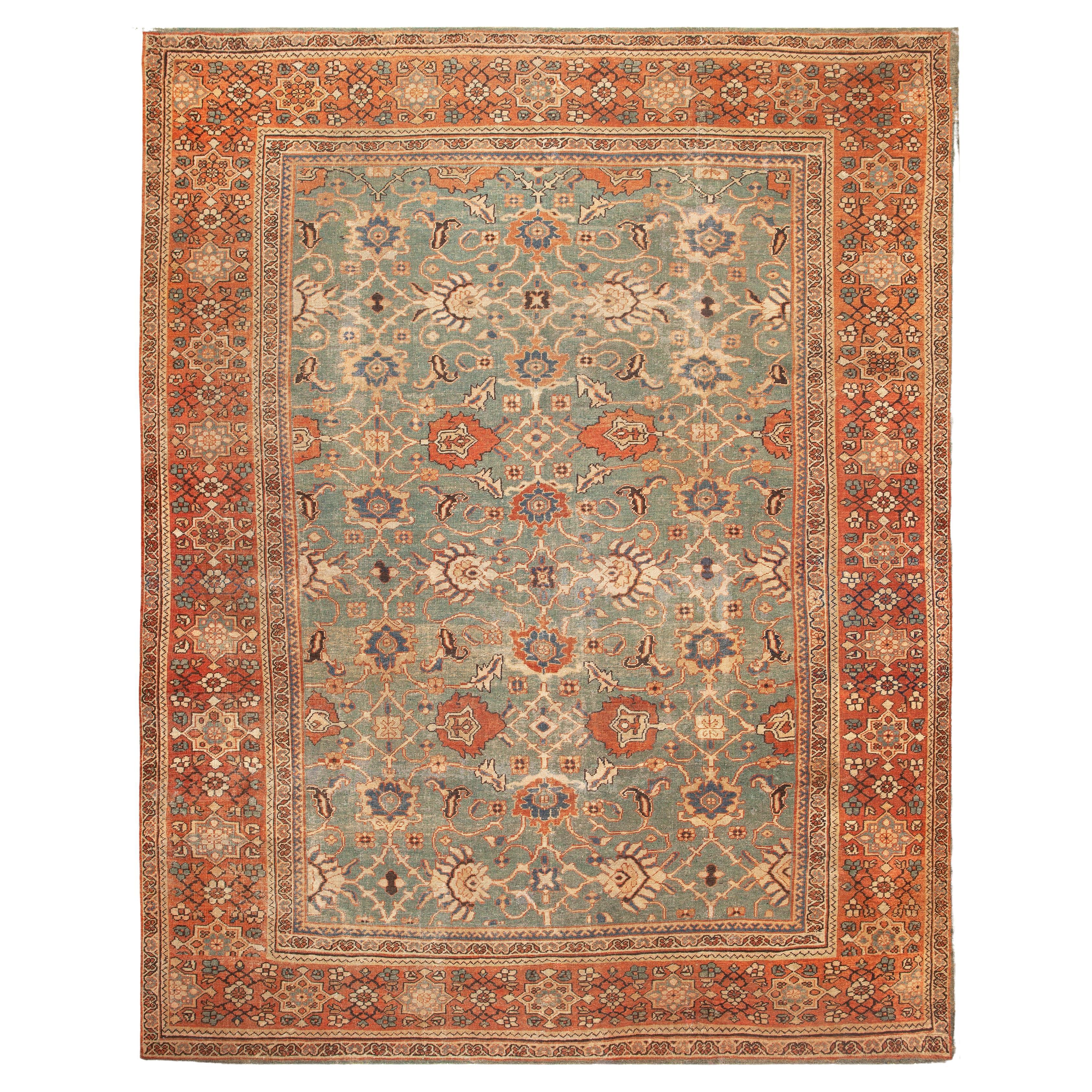 Nazmiyal Collection Antique Geometric Persian Sultanabad Rug