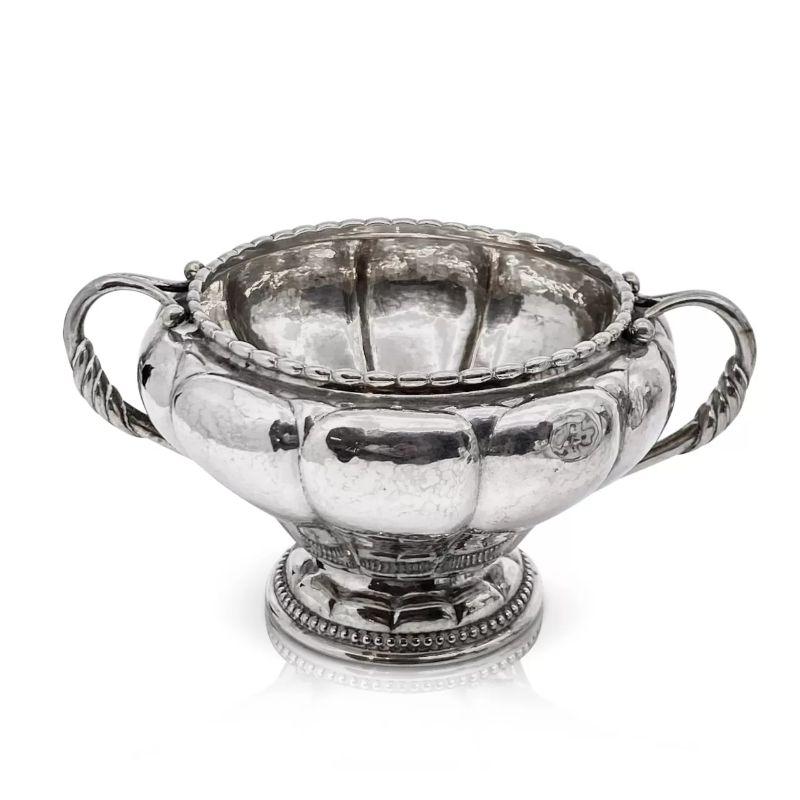 Silver Antique Georg Jensen Art Nouveau Tea & Coffee Service 3 For Sale