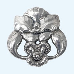 Antique Georg Jensen early Brooch 830 std C.1927