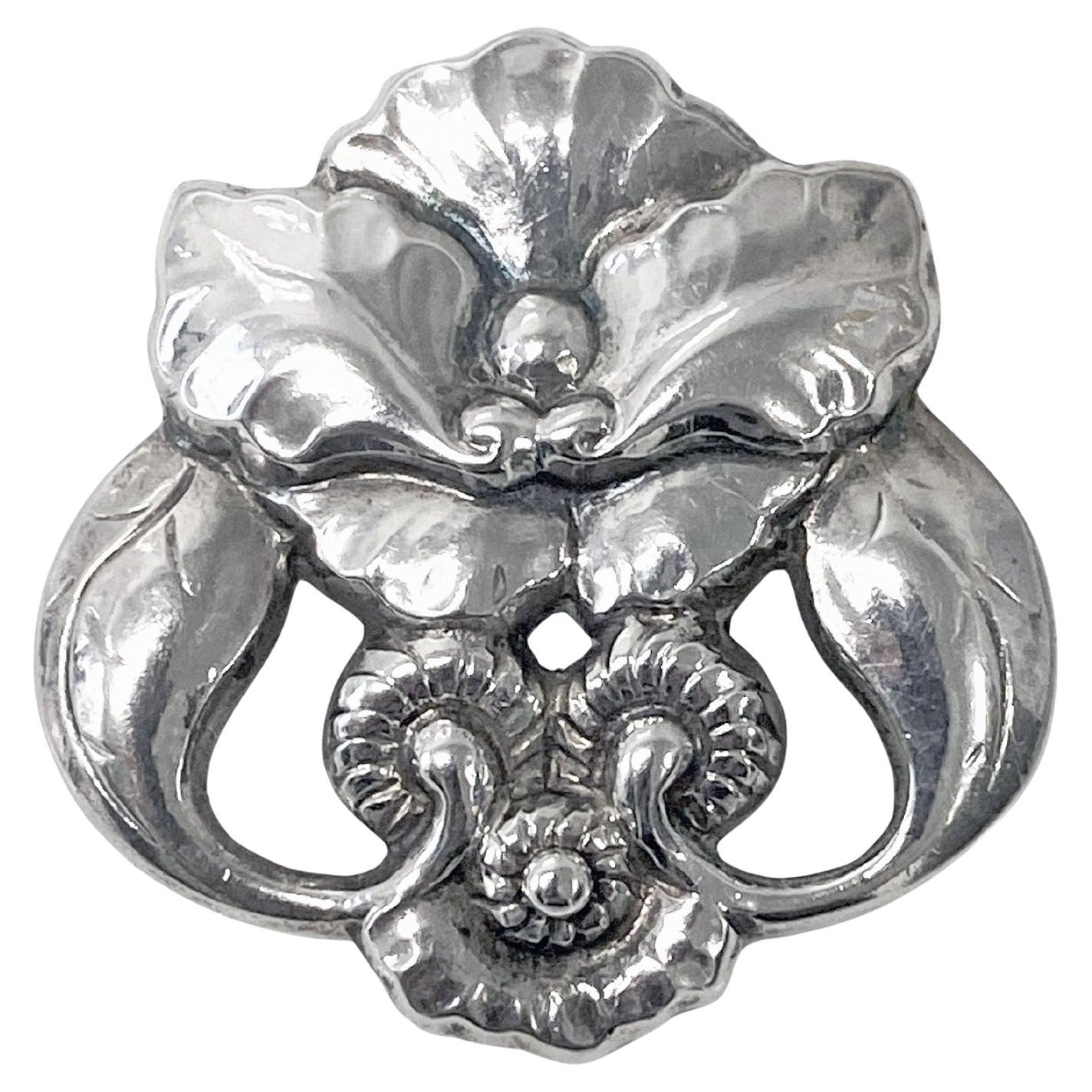 Spilla antica Georg Jensen 830 std C.C. 1927