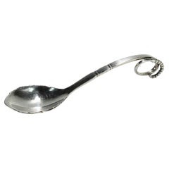 Antique Georg Jensen Sterling Silver Ornamental 41 Sugar Spoon