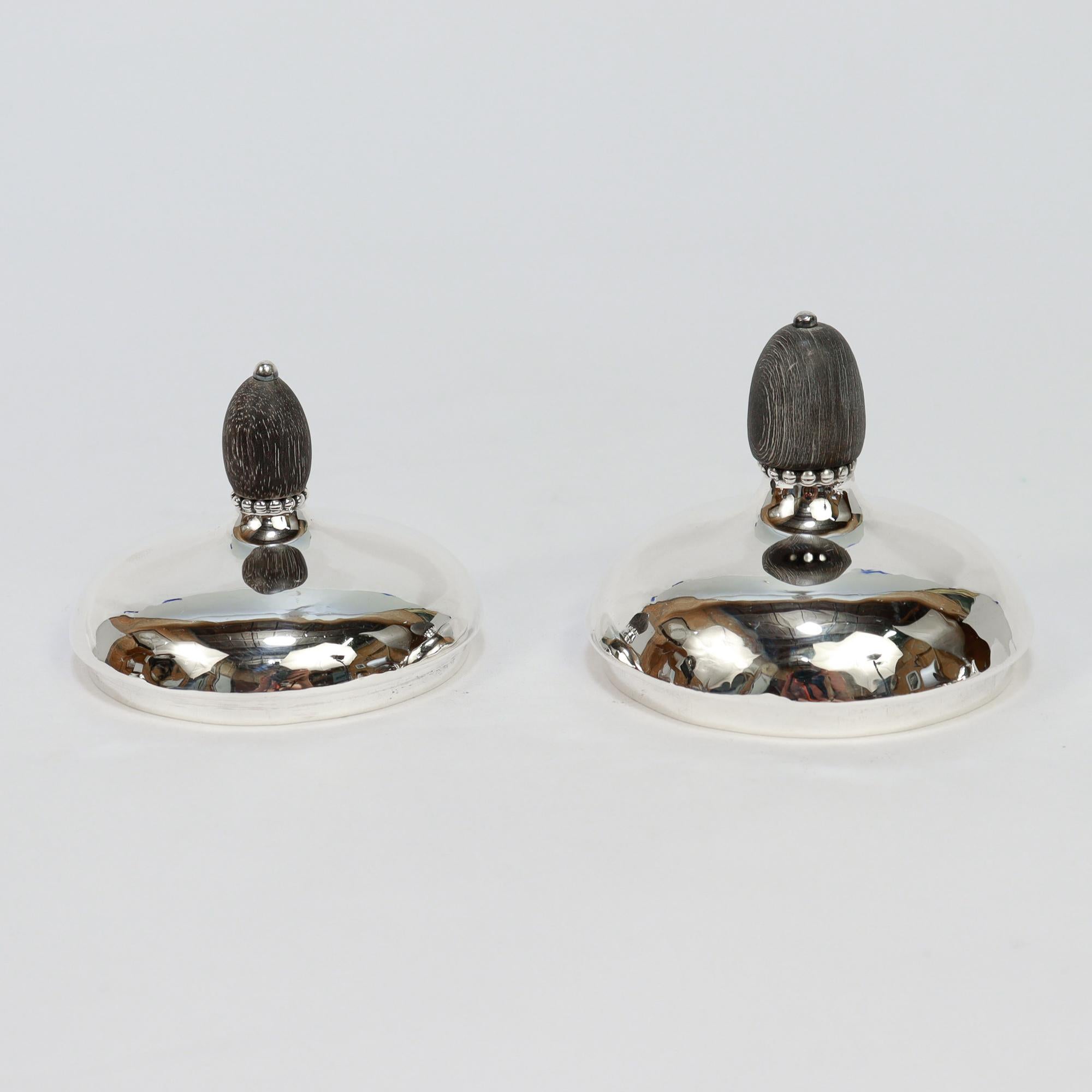 Antikes Georg Jensen Sterling Silber Teeservice Nr. 80A (20. Jahrhundert) im Angebot