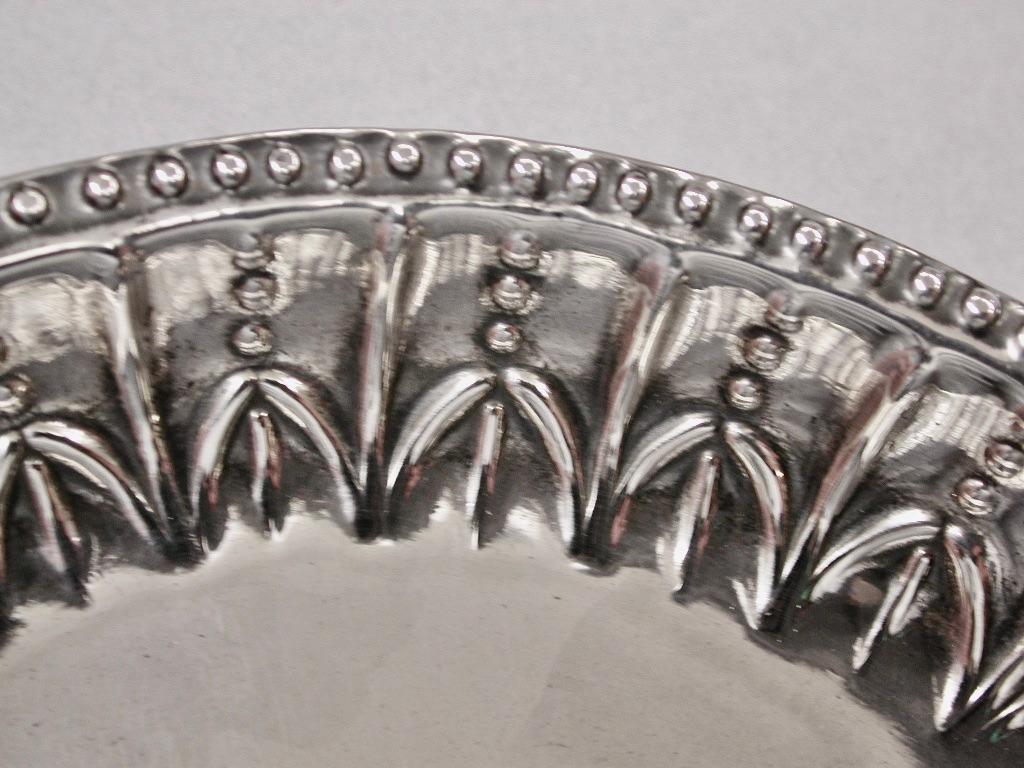 English Antique George 111 Irish Silver Counter Tray dated circa 1770 Assayed In Dublin For Sale