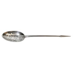 Vintage George 111 Mote Spoon Dated Circa 1760 London Assay William Lilley