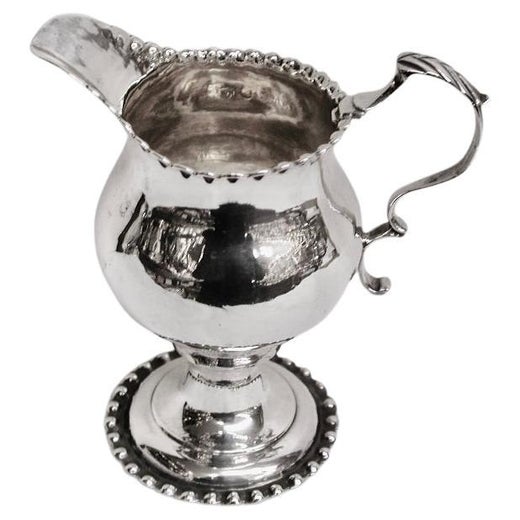 Antique George 111 Silver Cream Jug Dated 1775 London