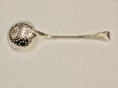 Antique George 111 Silver Sugar Sifter Spoon Newcastle Langlands and Robertson