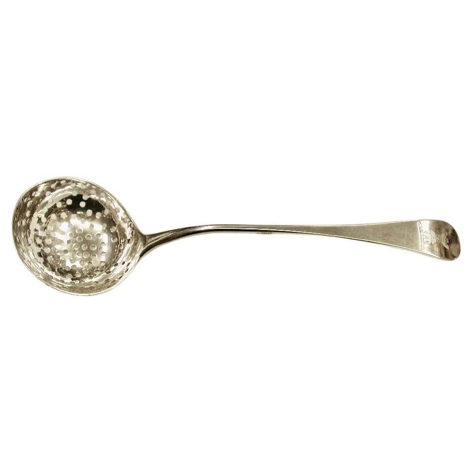 Antique George 111 Silver Sugar Sifter Spoon Newcastle Langlands and Robertson