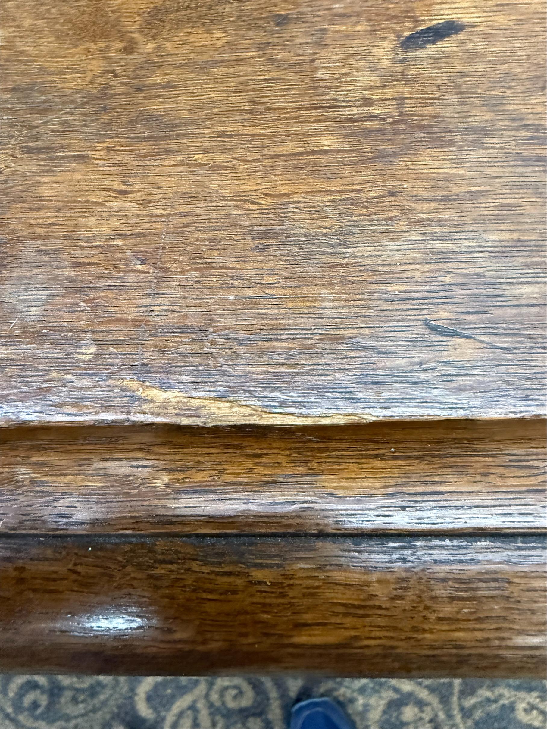 Antiguo George Fleet and Co. Armario Servidor Buffet de Roble Tallado a Mano en venta 1