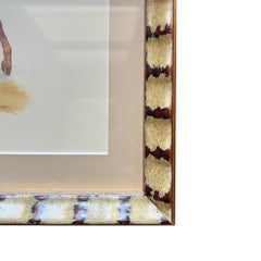 Antique George Frederick Horse Print in Patterned Gilt Frame - Ready to Hang