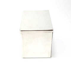 Antike George Henry Cowell England Sandwich-Klappbox aus Sterlingsilber