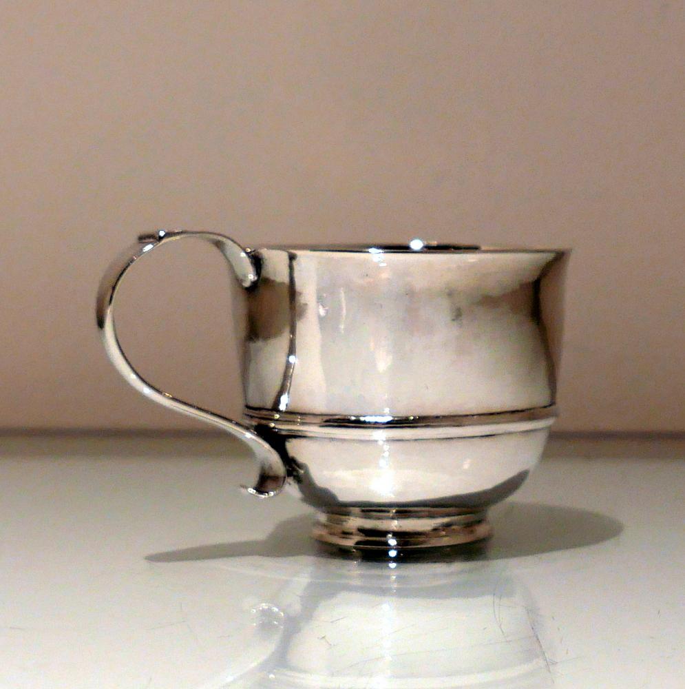 Antique George I Scottish Silver Wine Cup Edinburgh 1716 Edward Penman For Sale 4