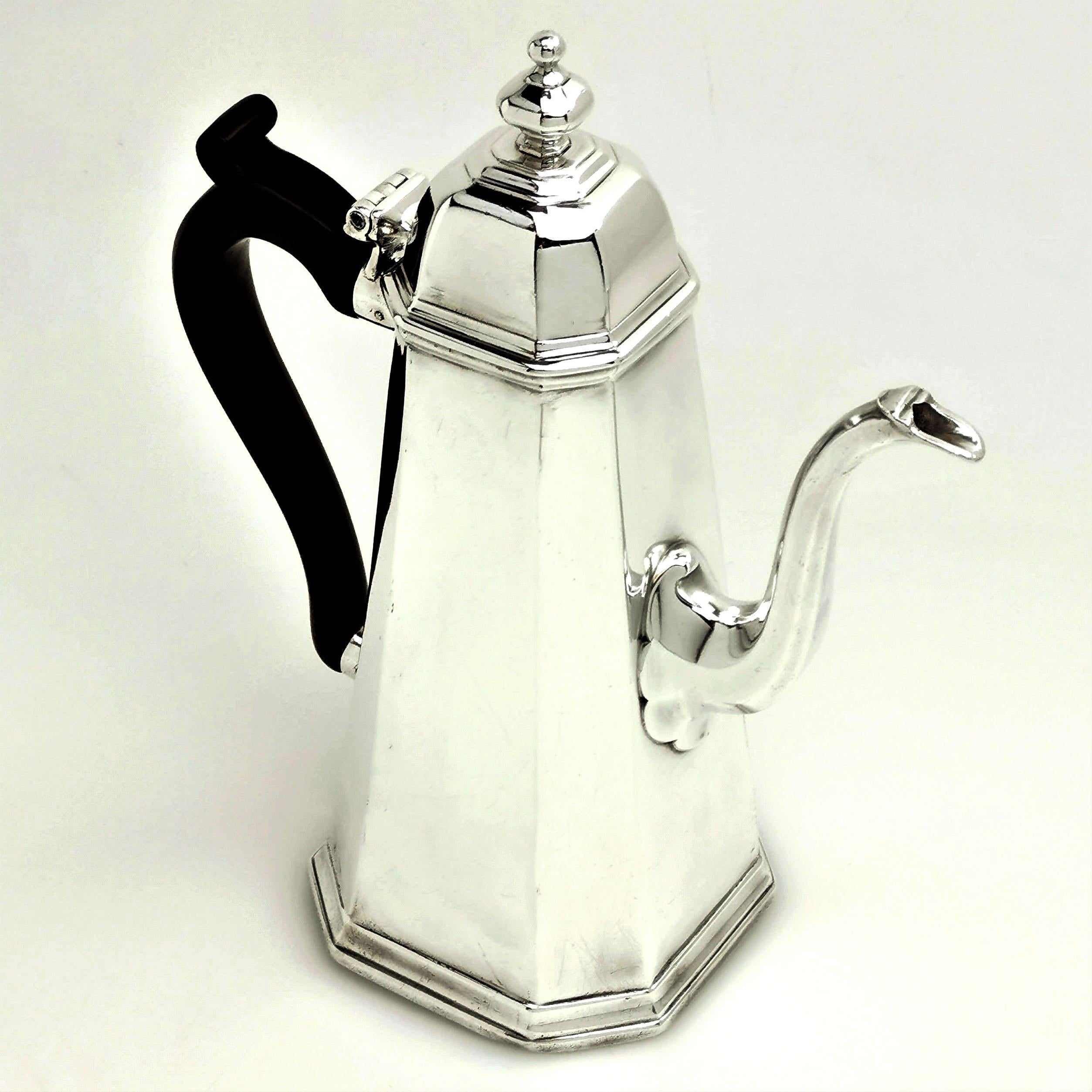 antique coffee percolator silver