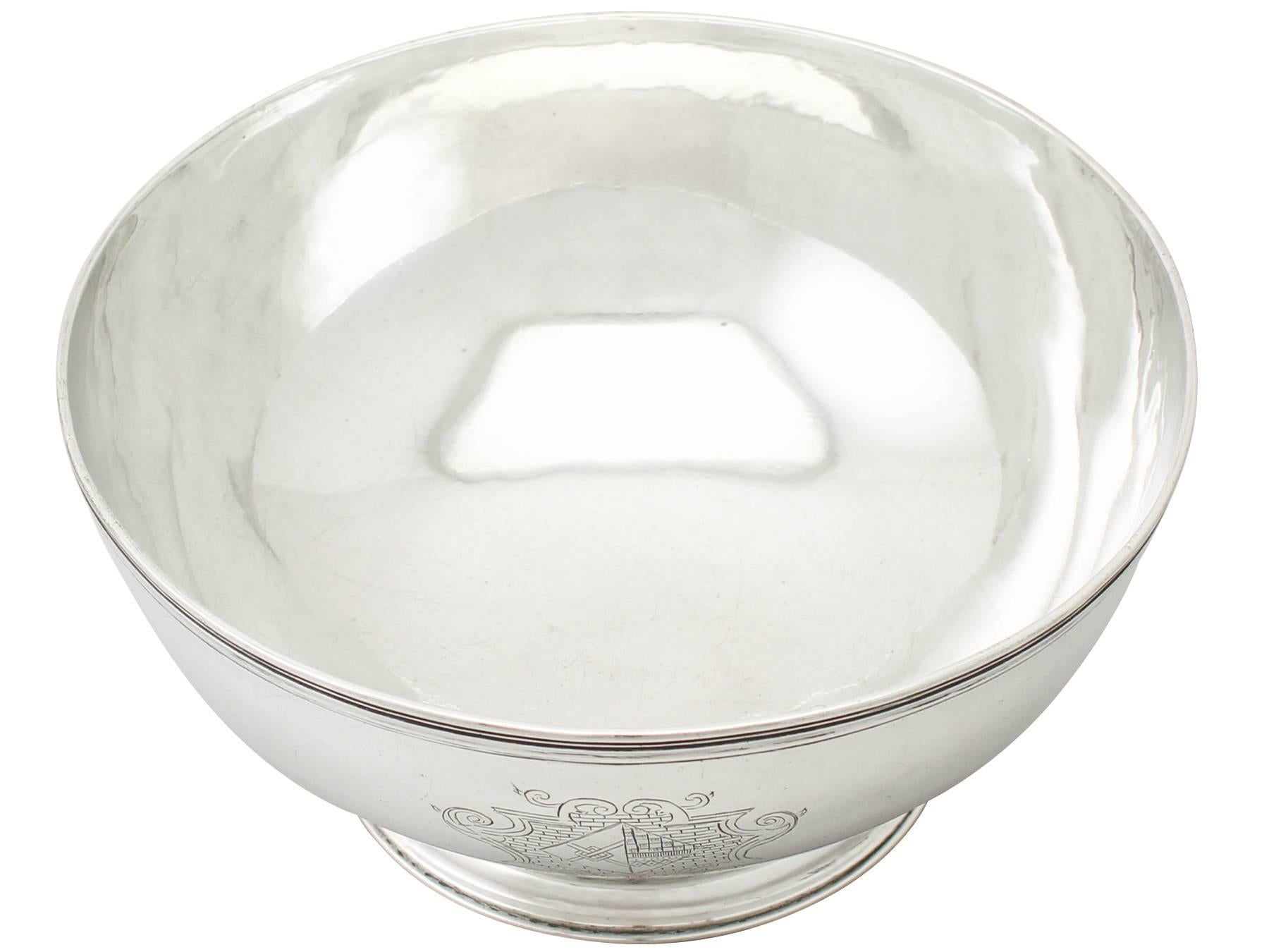 English Antique George I Sterling Silver Bowl