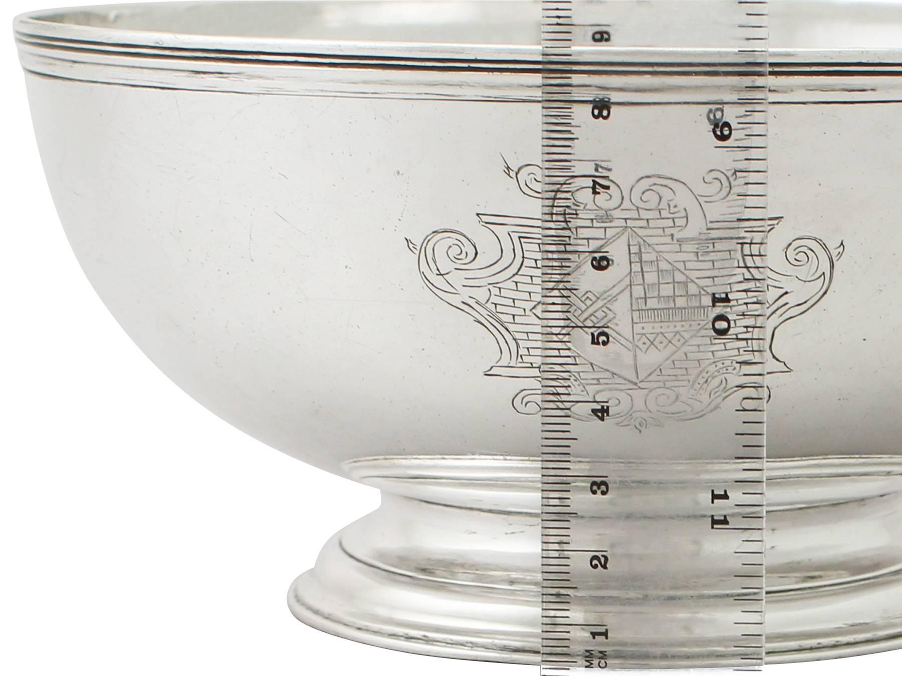 Early 18th Century Antique George I Sterling Silver Bowl