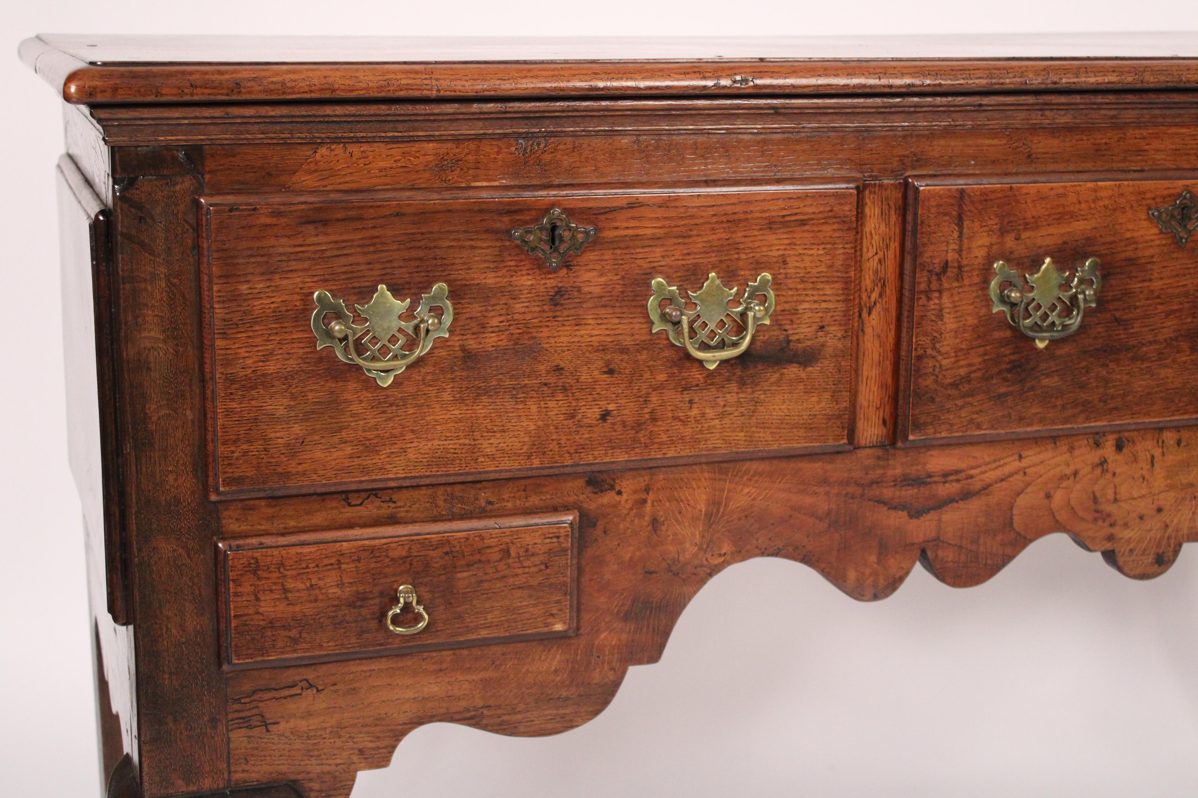 Antique George I Style English Oak Sideboard For Sale 2