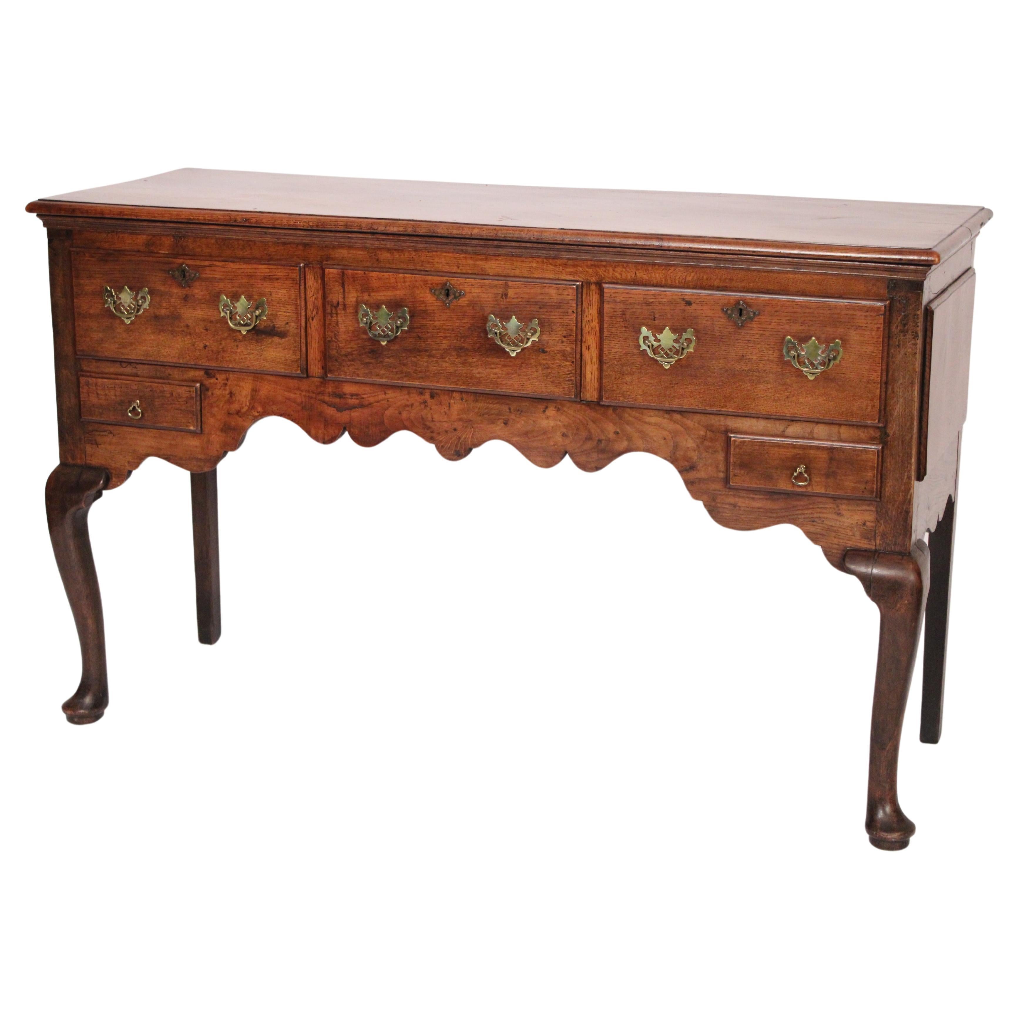 Antique George I Style English Oak Sideboard For Sale