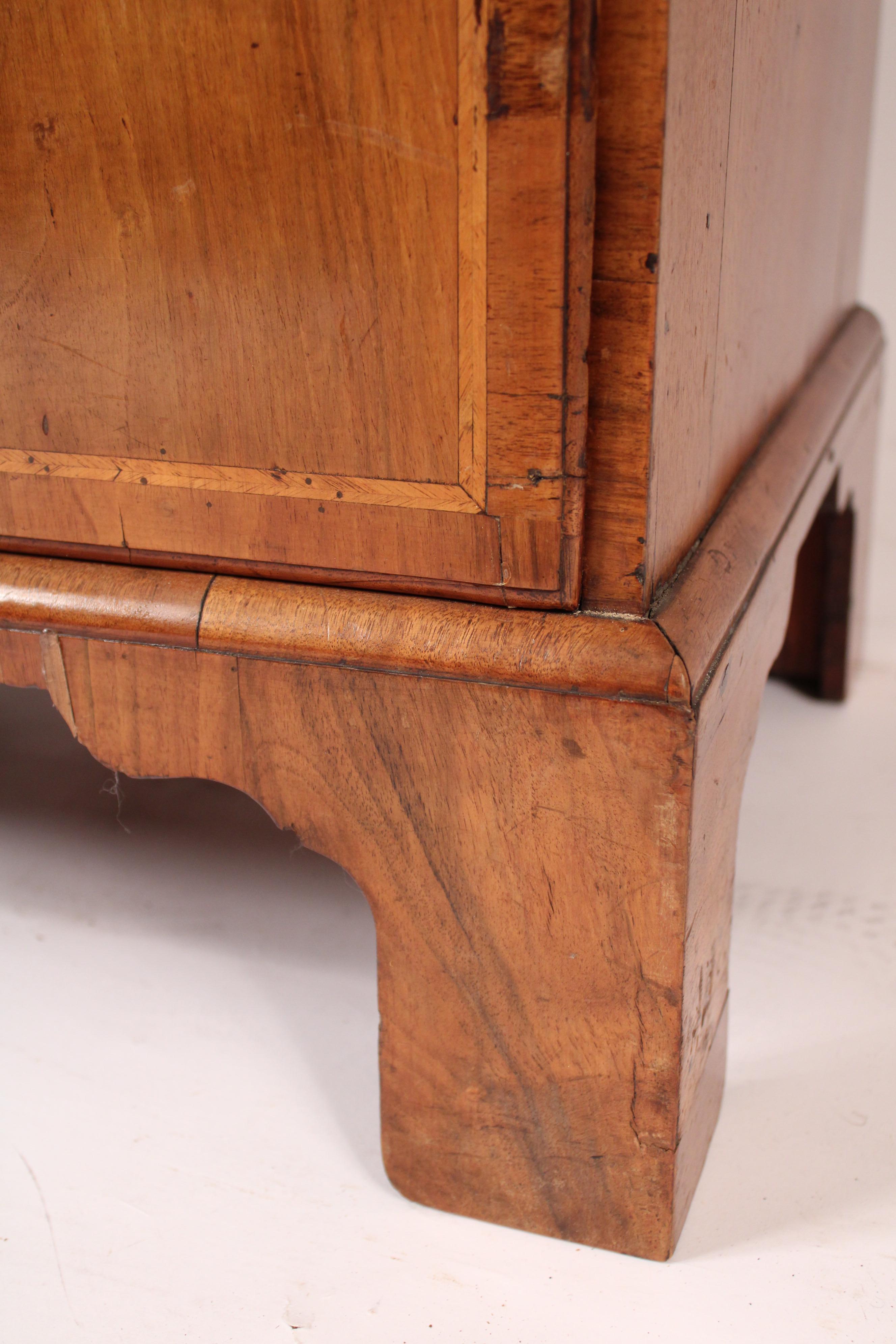 Antique George I Style Walnut Slant Top Desk 5