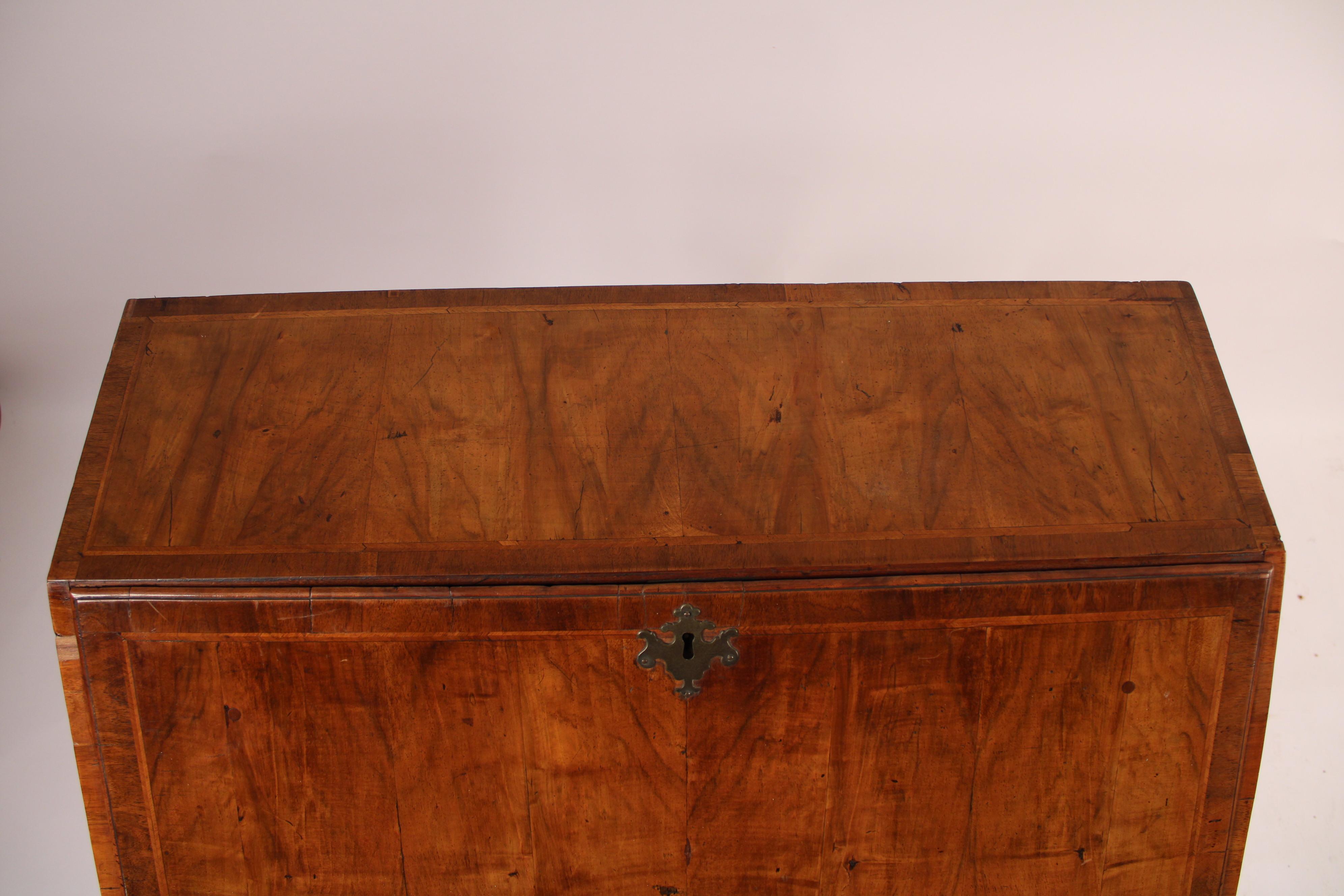 Antique George I Style Walnut Slant Top Desk 1