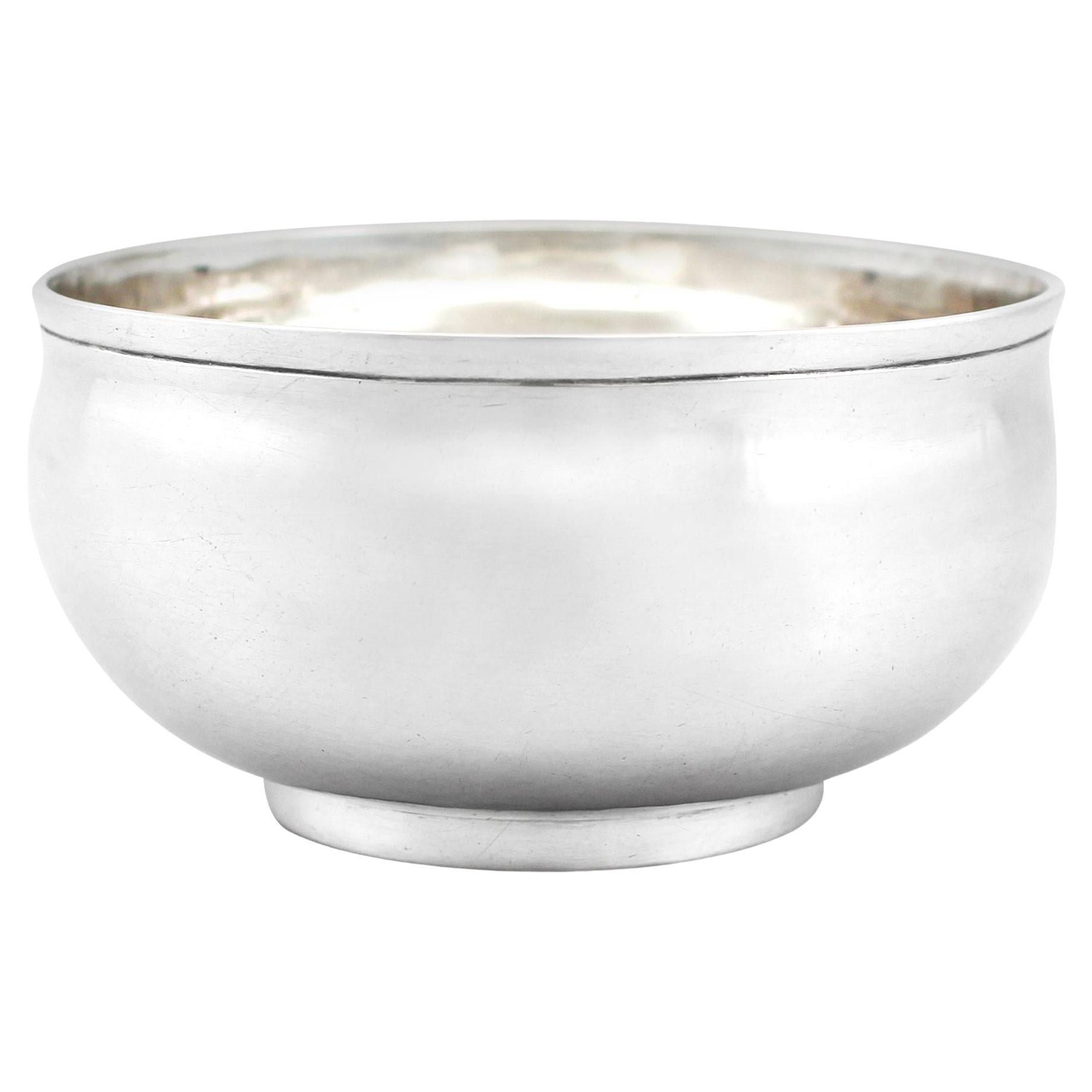 Antique 1732 Newcastle Sterling Silver Sugar Bowl