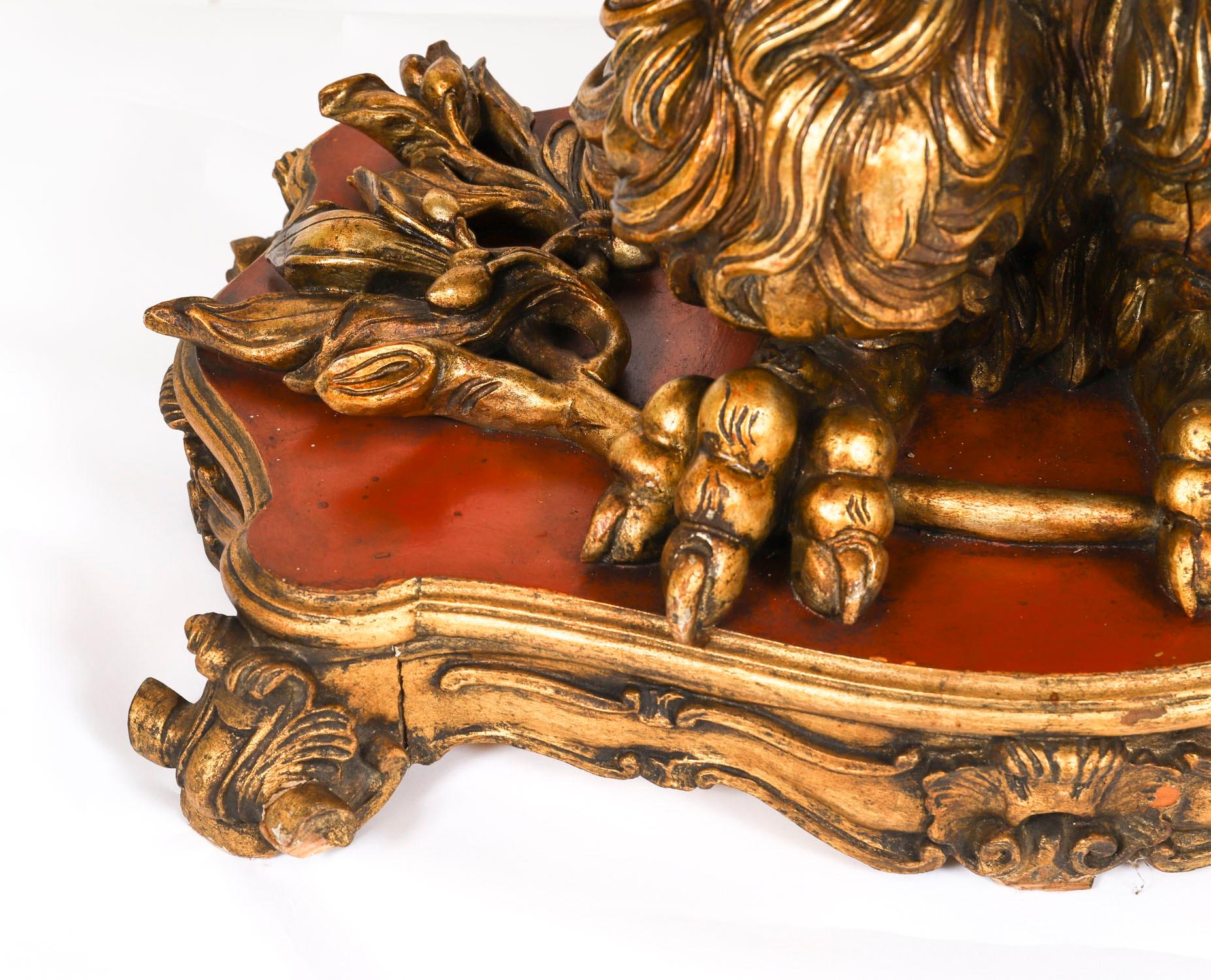 Antiker George II Revival Rouge Marmor gekrönt Eagle Centre Table 20. im Angebot 6