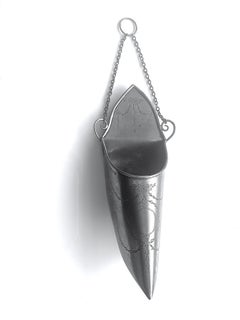 Antica tasca da parete in argento George II