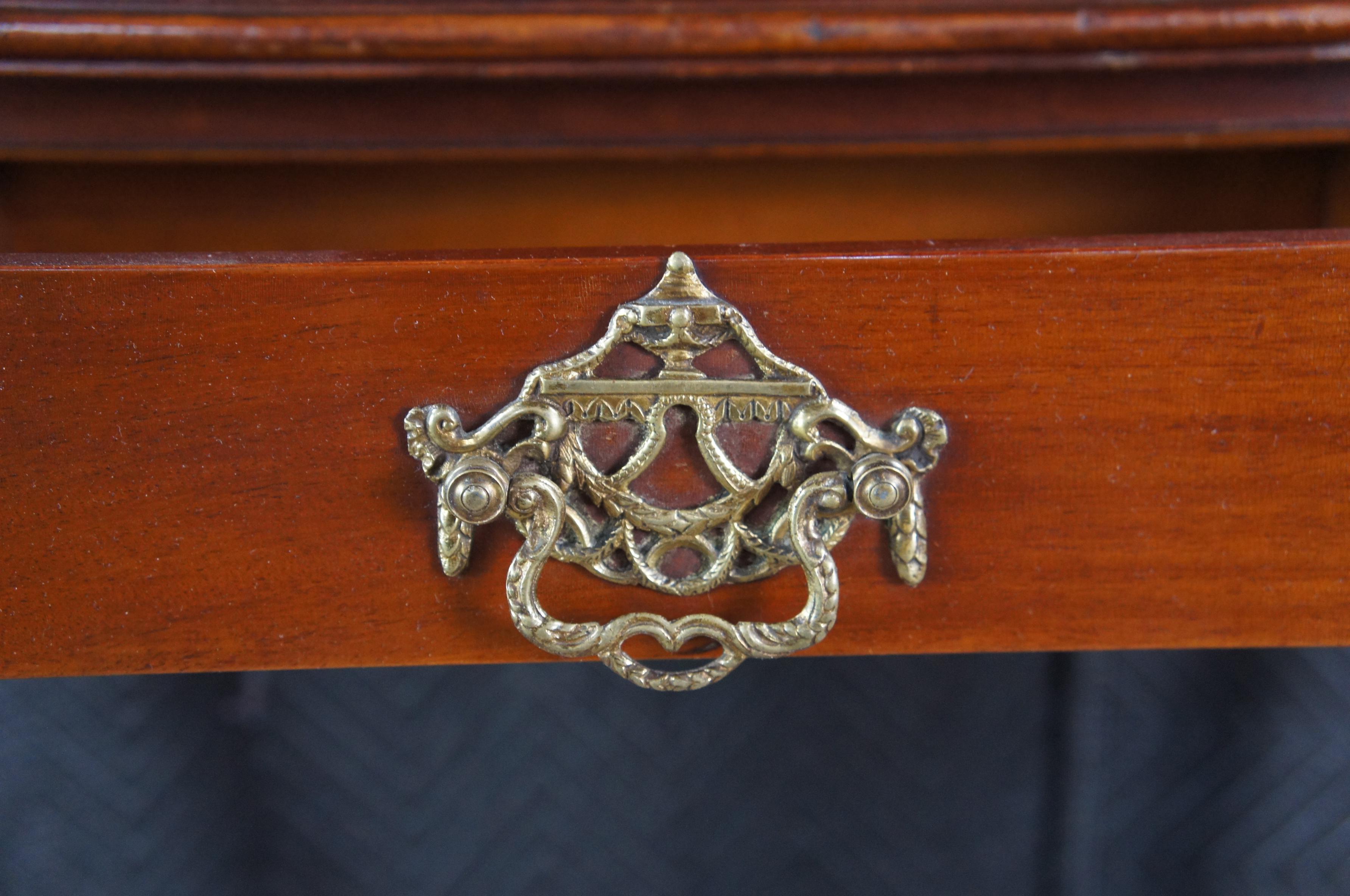 Mesa de Juego de Cartas con Pies de Garra de Caoba Estilo Chippendale Jorge II Antiguo en venta 2