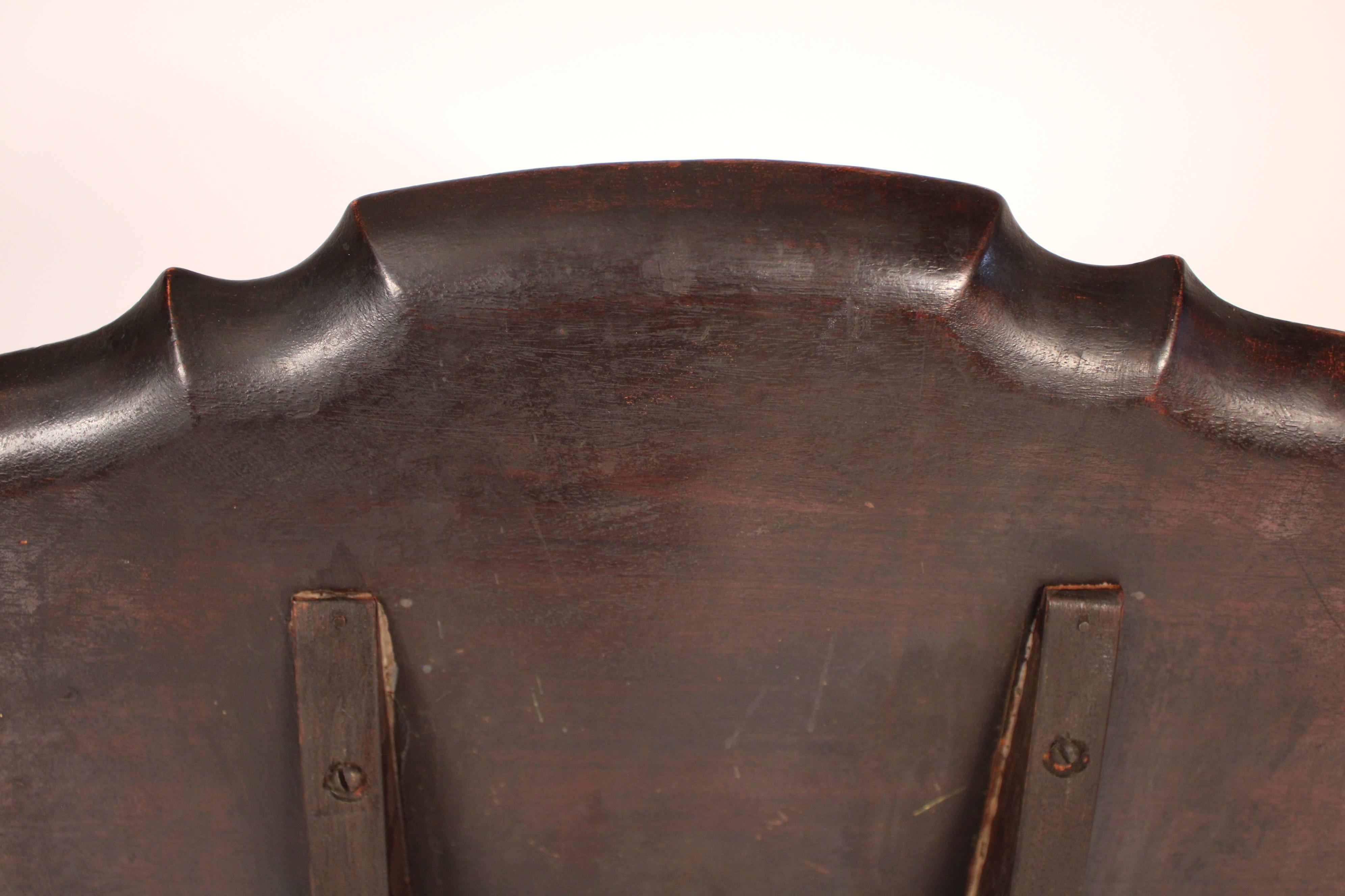 Antique George II Style Mahogany Pie Crust Table For Sale 6