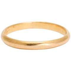 Antique George III 18 Karat Gold Wedding Band