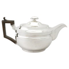 Antique George III 1807 English Sterling Silver Teapot by Stephen Adams II