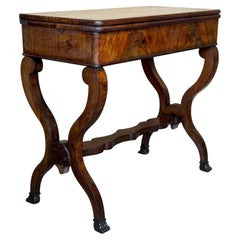 Antique George III Antique Mahogany Card/Side Table