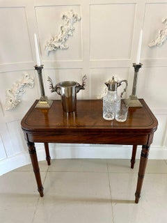 Antique George III Antique Mahogany Card/Side Table