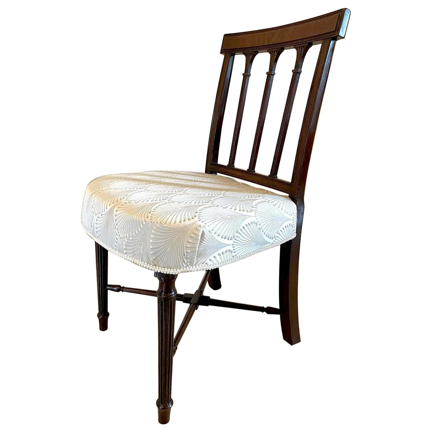 Antique Wicker Side Chair at 1stDibs