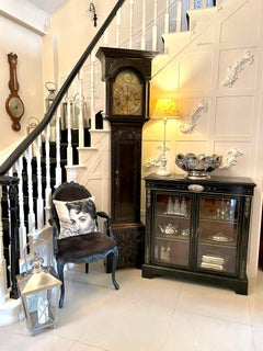 Antique George III Carved Oak Longcase Clock by Henricus Baker of Appleby