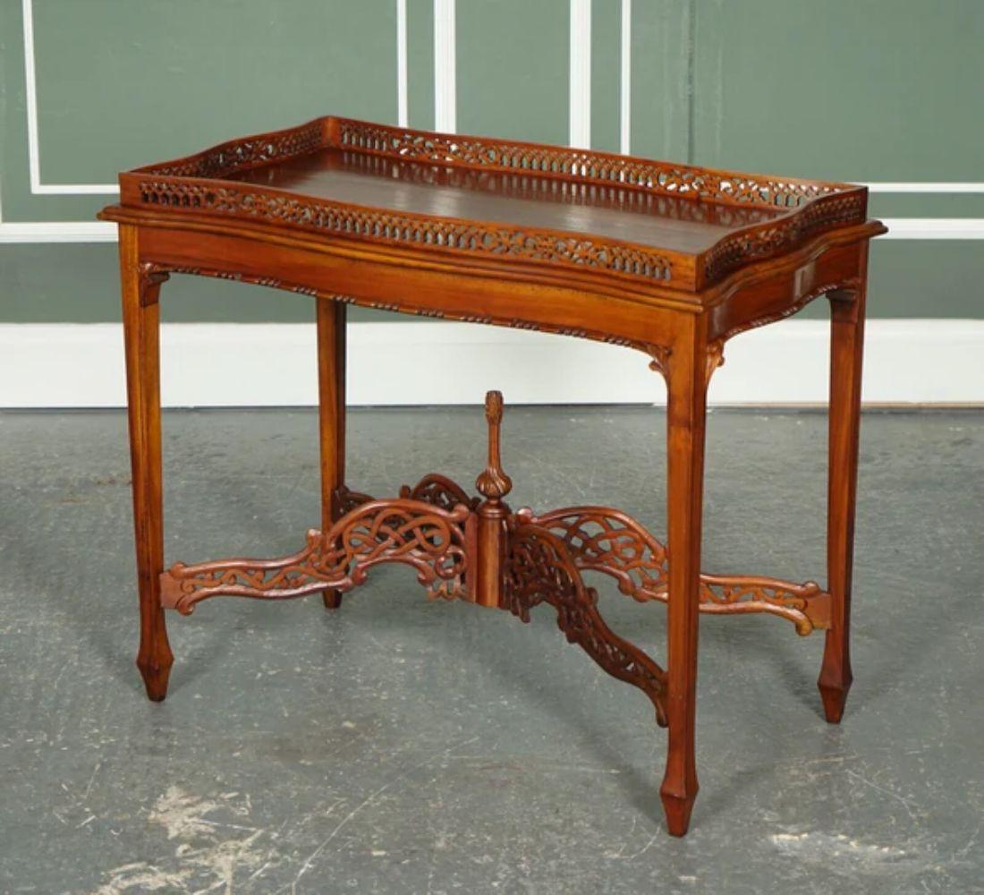 British Antique George III Chippendale Style Console Table For Sale