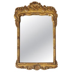 ANTIQUE GEORGE III CHIPPENDALE STYLE GILTED WALL MiRROR