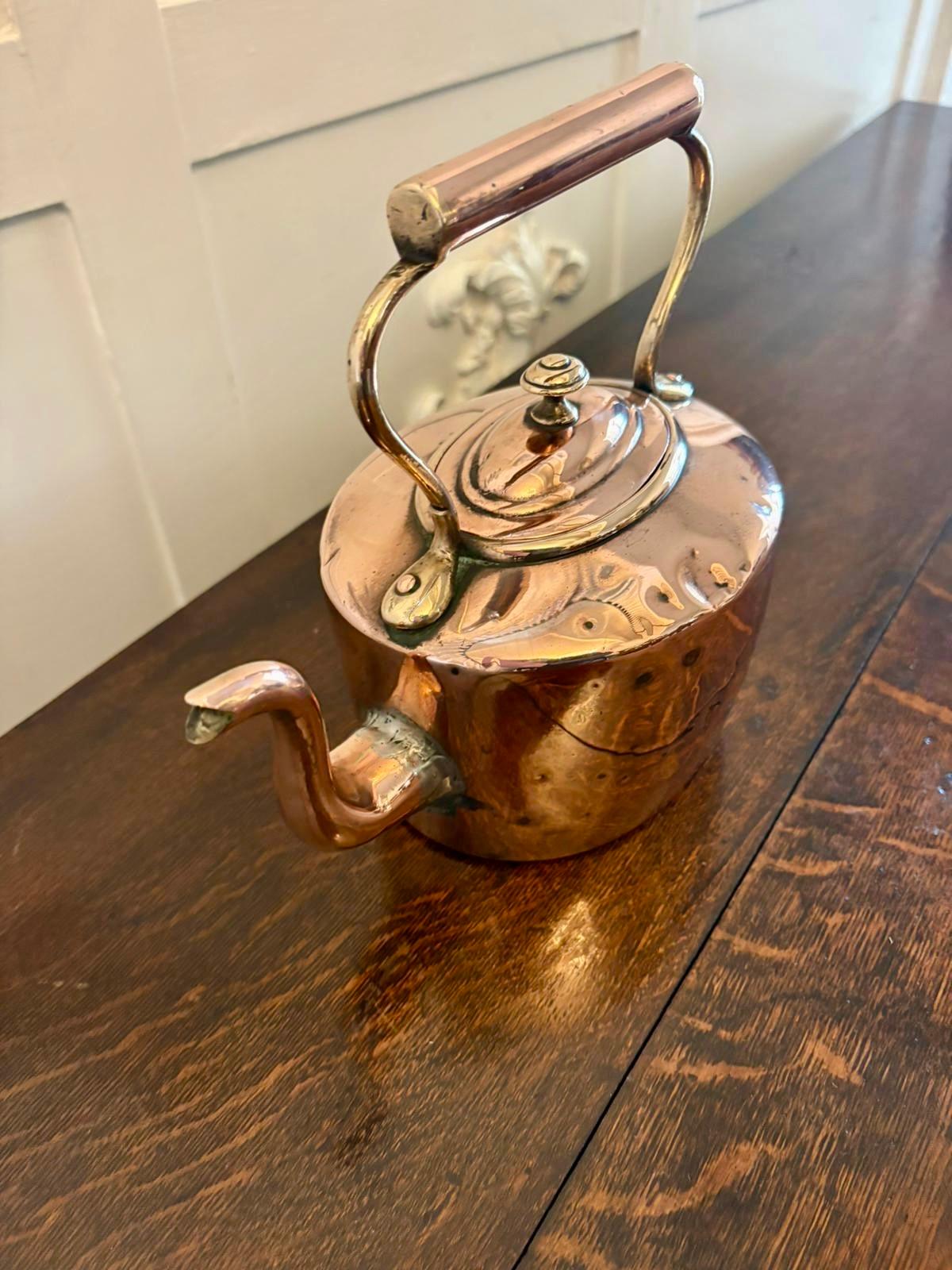 Inglese Antico bollitore in rame di Giorgio III in vendita