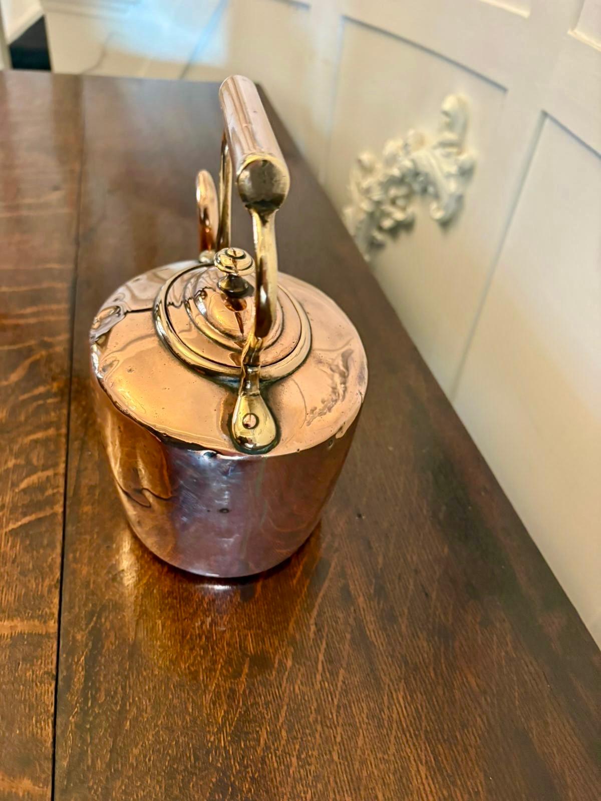 Antico bollitore in rame di Giorgio III In condizioni buone in vendita a Suffolk, GB