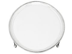 Salver inglese di Giorgio III in argento sterling