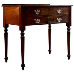 Antique George III Gillows Cuban Mahogany Side Table Cope & Collinson circa 1820