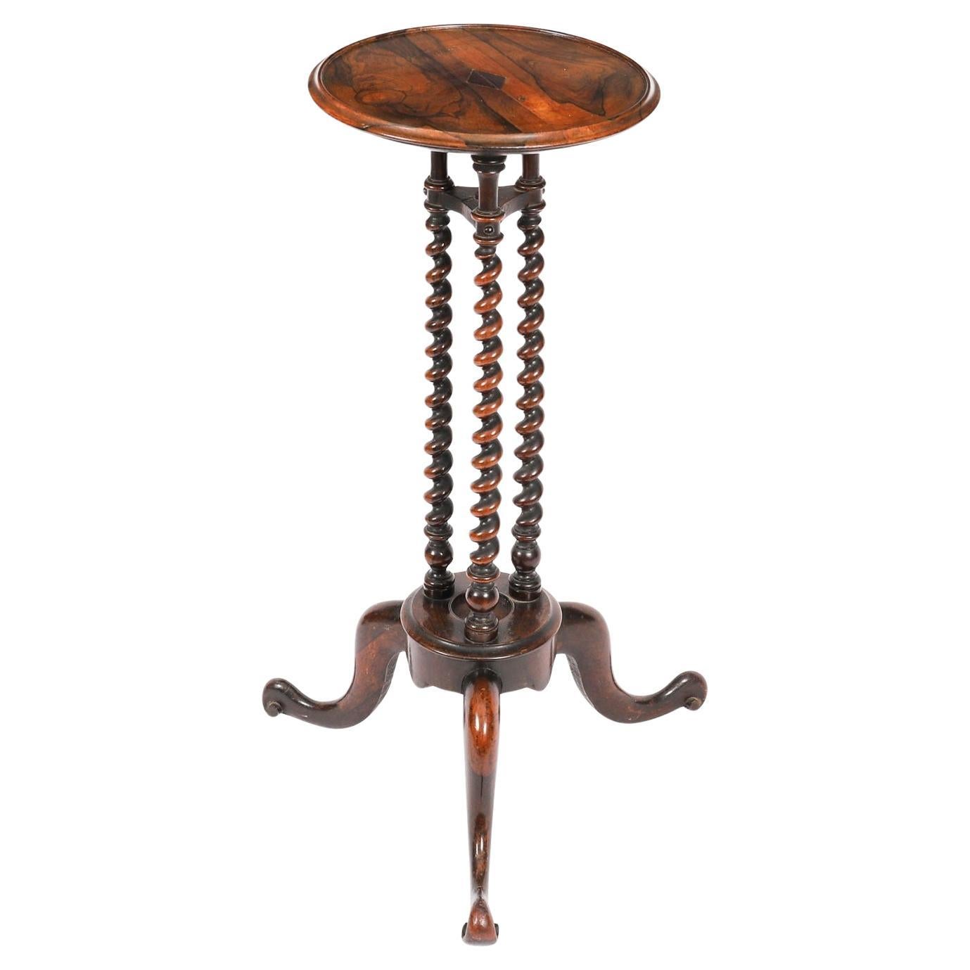 Antique George III Gonçalo Alves Occasional Table 18th Century en venta