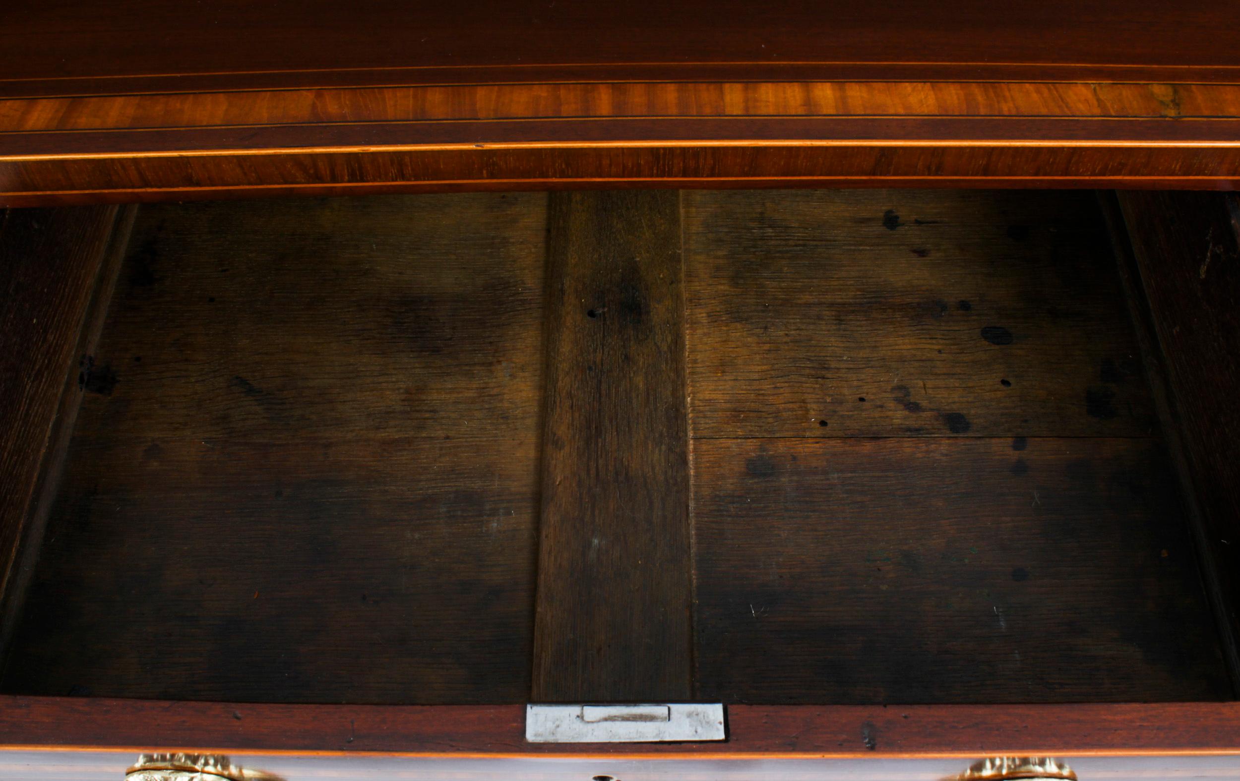 Antique George III Inlaid Mahogany Sideboard 18th Century 10