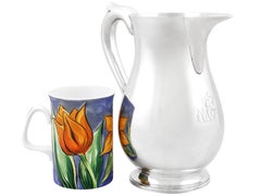 Antique George III Irish Sterling Silver Beer / Water Jug