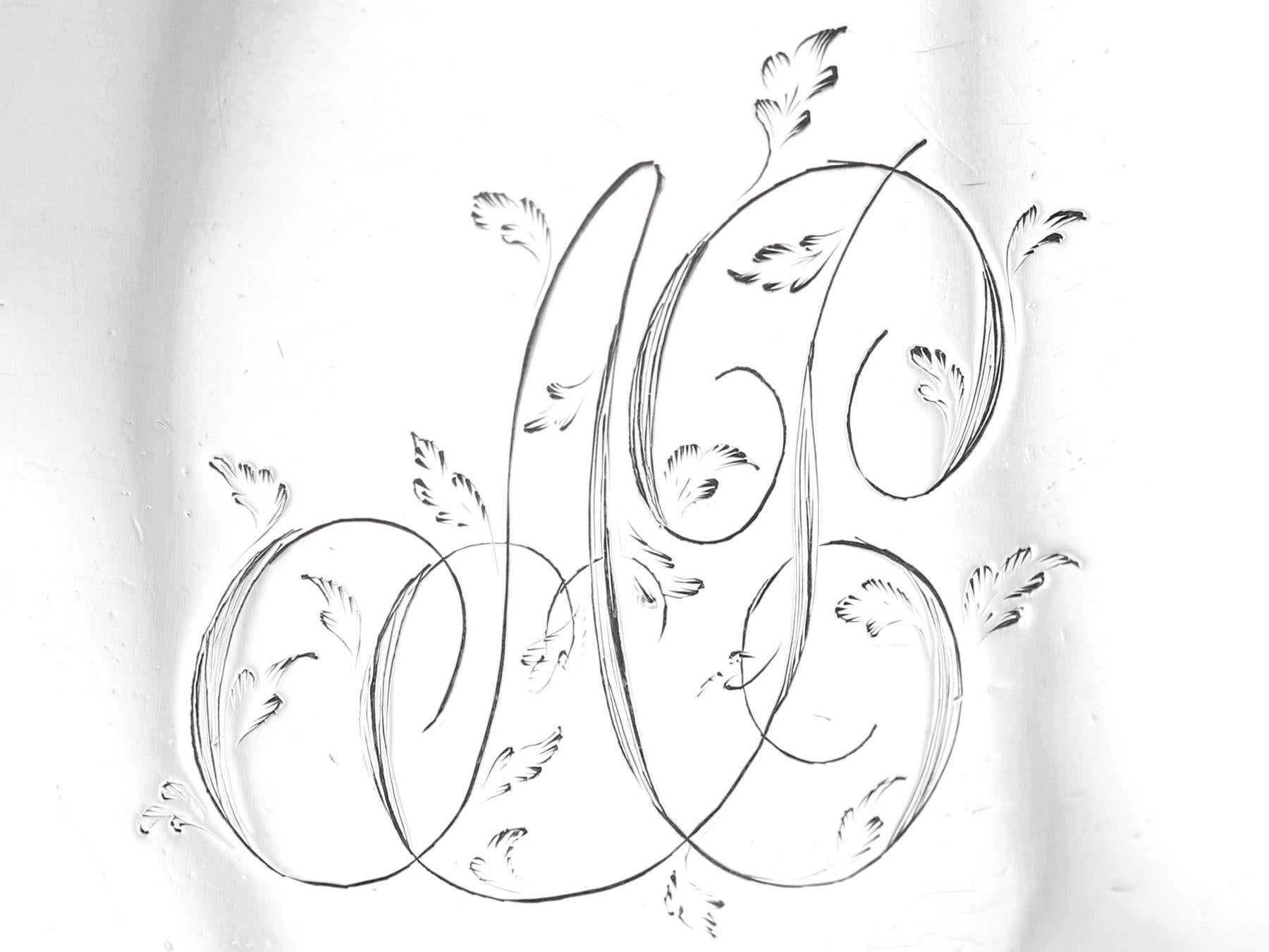 Antico boccale da birra/acqua in argento sterling irlandese di Giorgio III in vendita 1