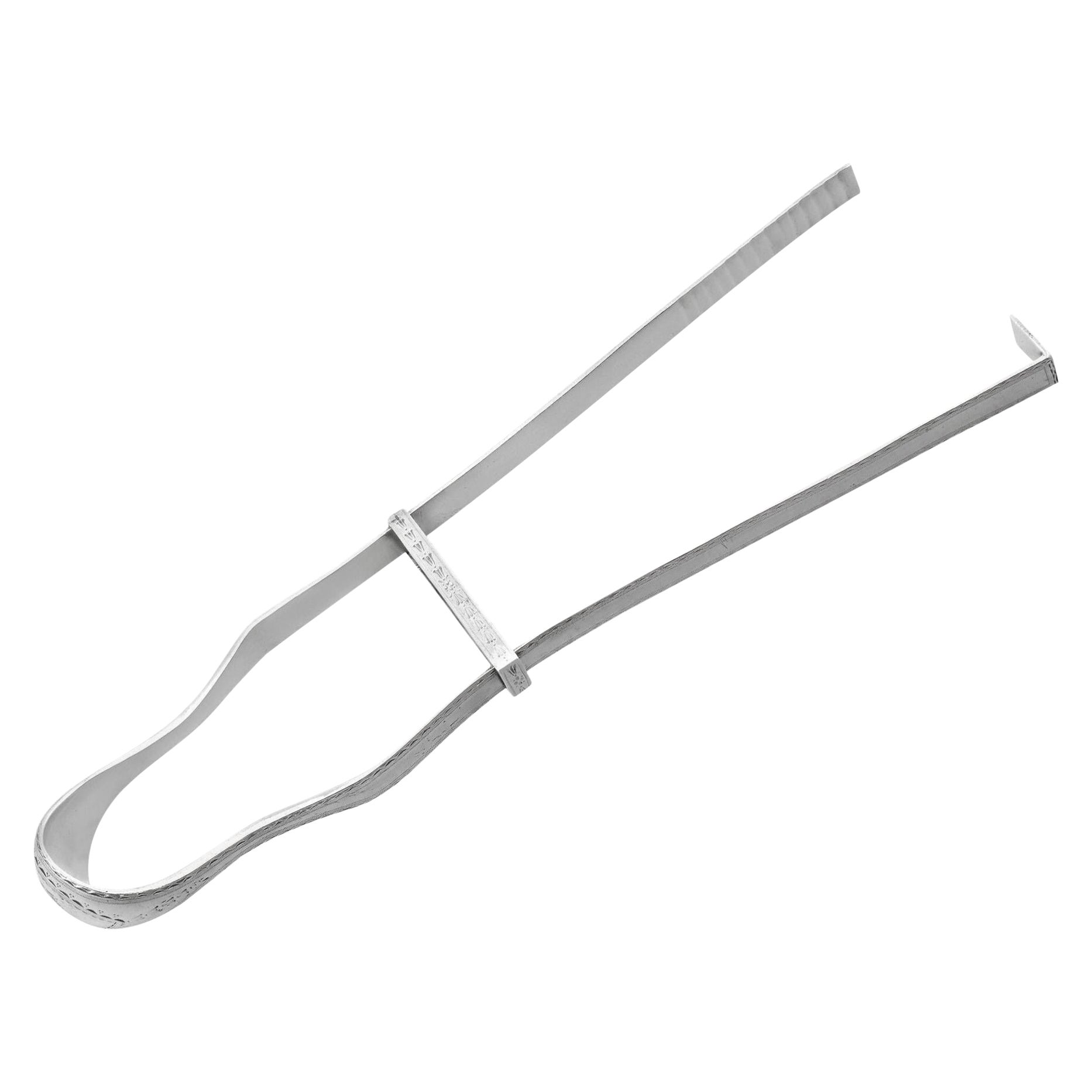Antica pinza da portata in argento sterling irlandese George III